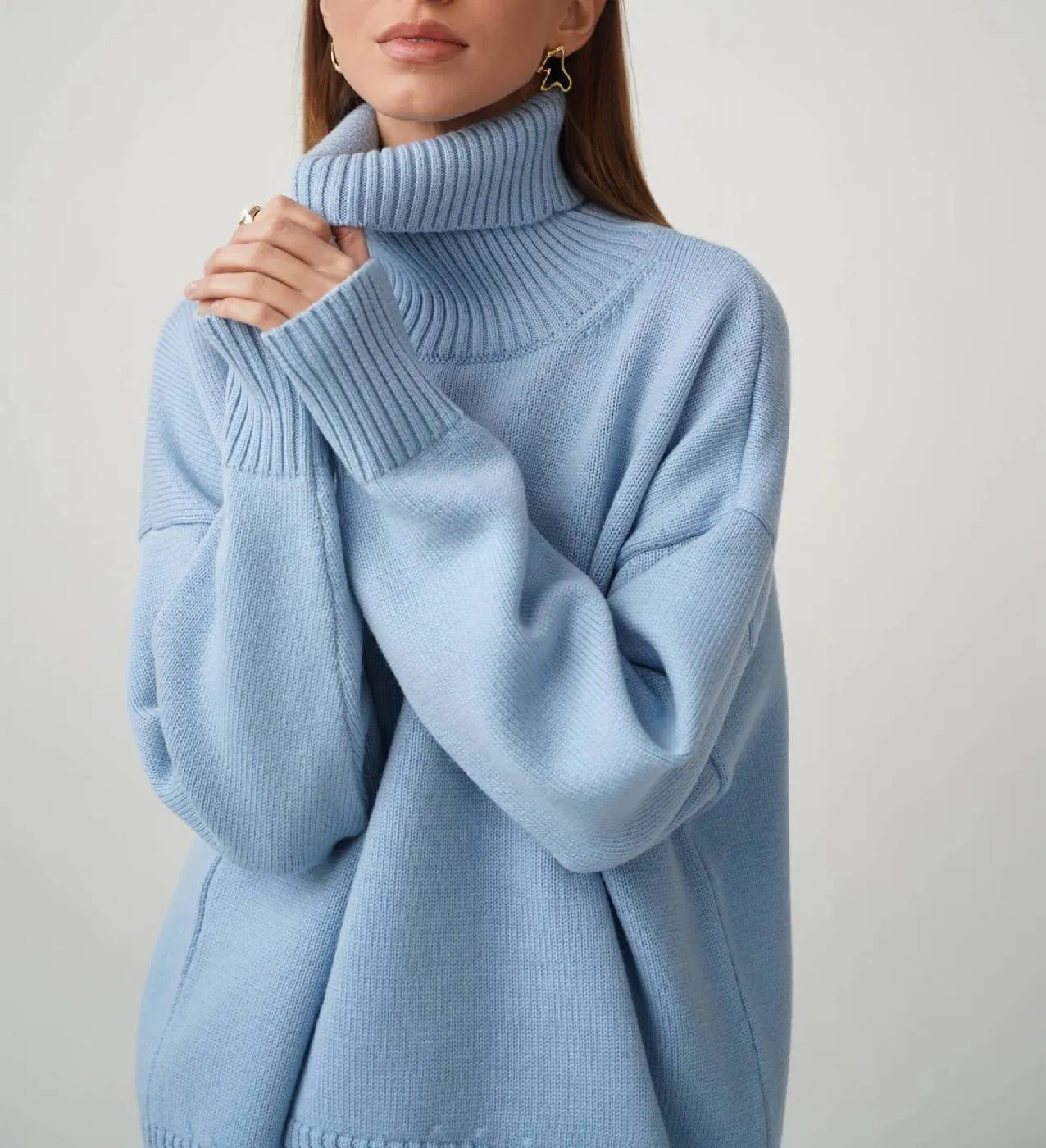 Laurie Oversized Casual Loose Knitted Women Jumper