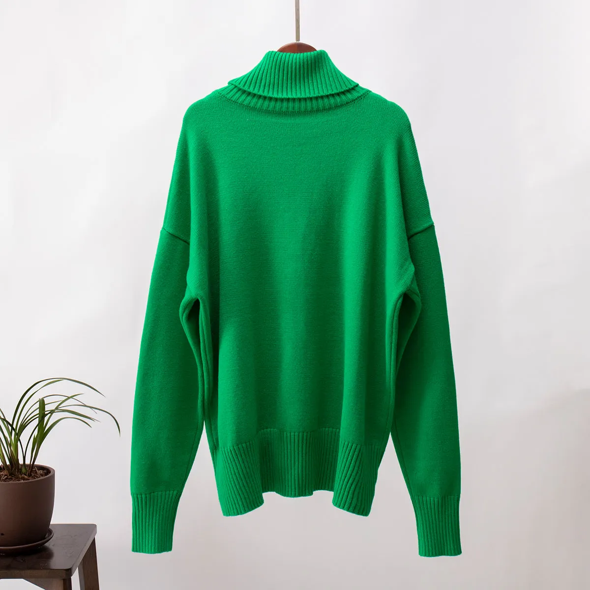 Laurie Oversized Casual Loose Knitted Women Jumper