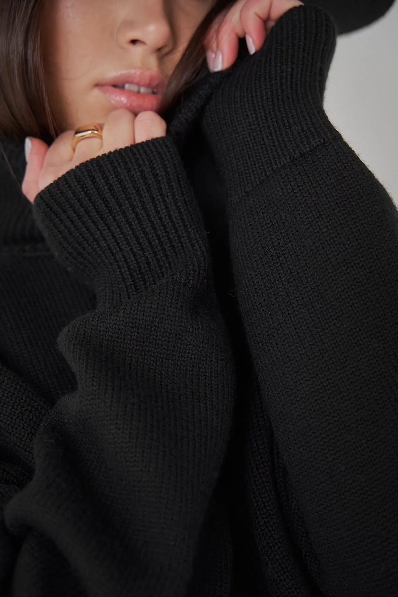 Laurie Oversized Casual Loose Knitted Women Jumper