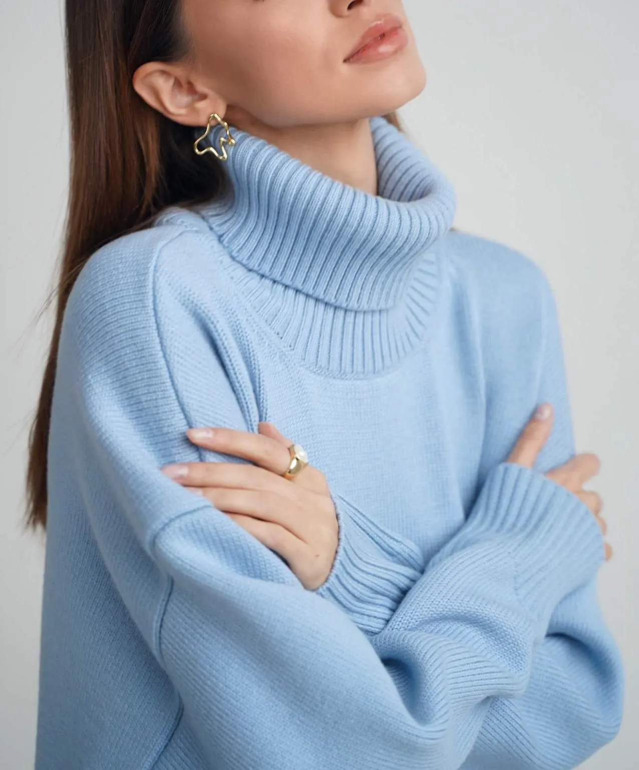 Laurie Oversized Casual Loose Knitted Women Jumper