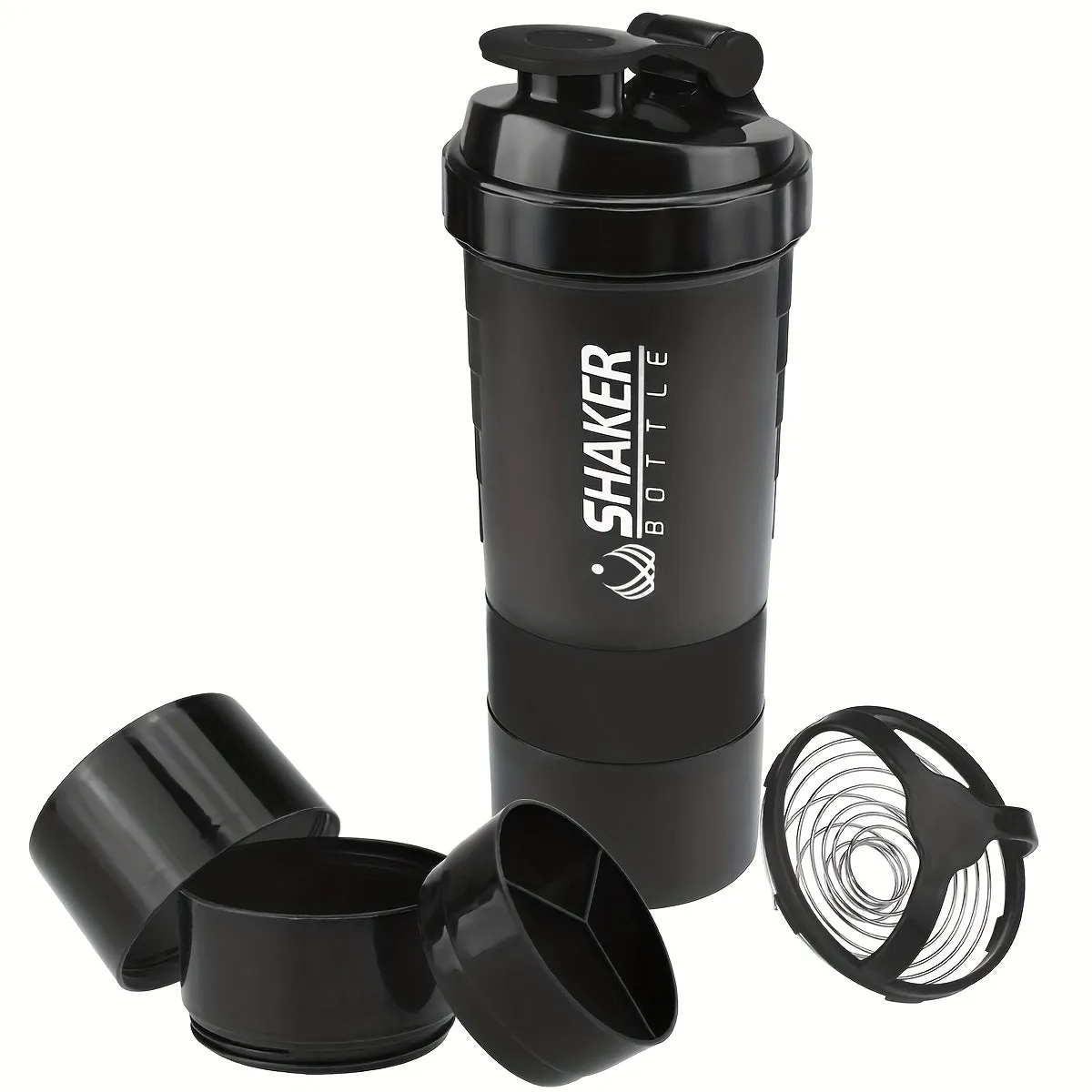 Leakproof 500ml Portable Protein Shaker Bottle for Sports