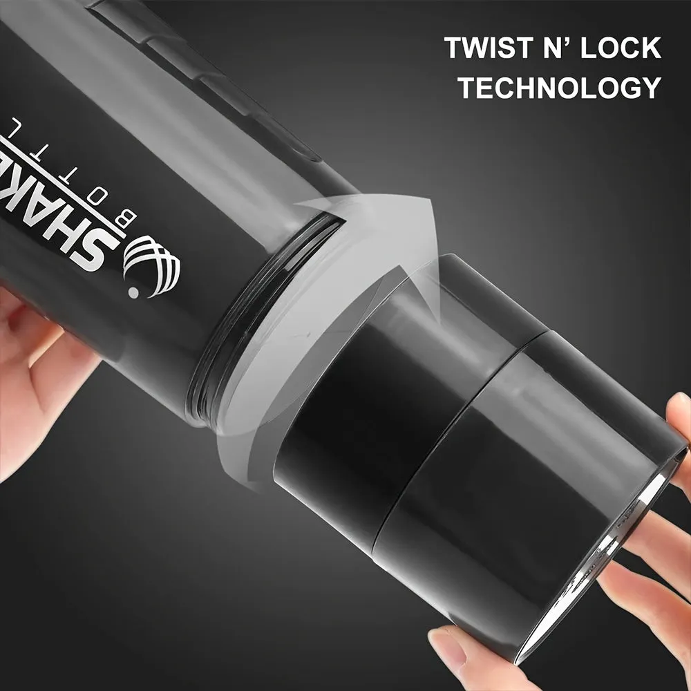 Leakproof 500ml Portable Protein Shaker Bottle for Sports