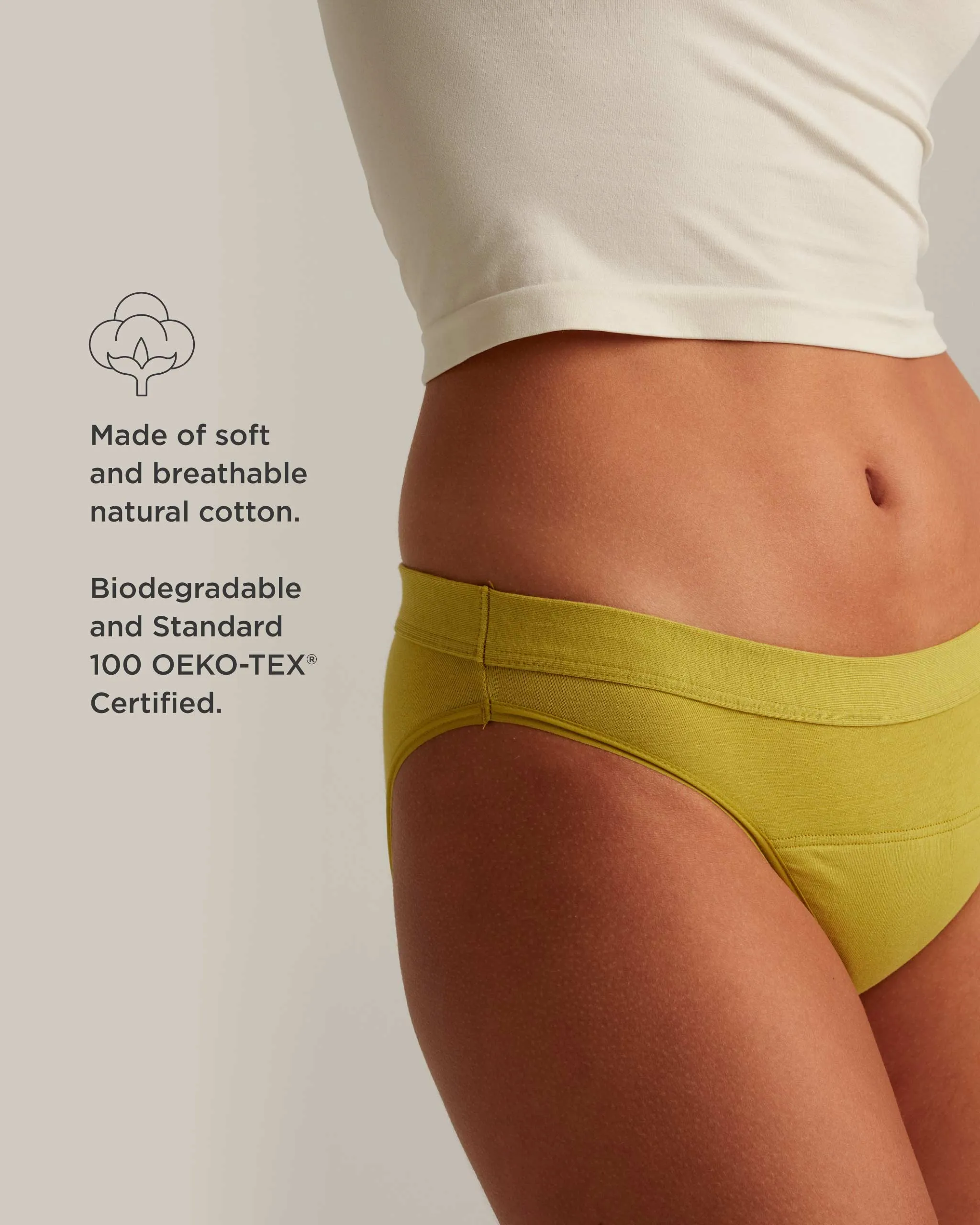 Leakproof Cotton Bikini
