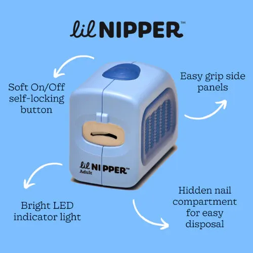 Lil Nipper Electric Nail Clippers | Safe & Easy Fingernail Care | ClipDifferent
