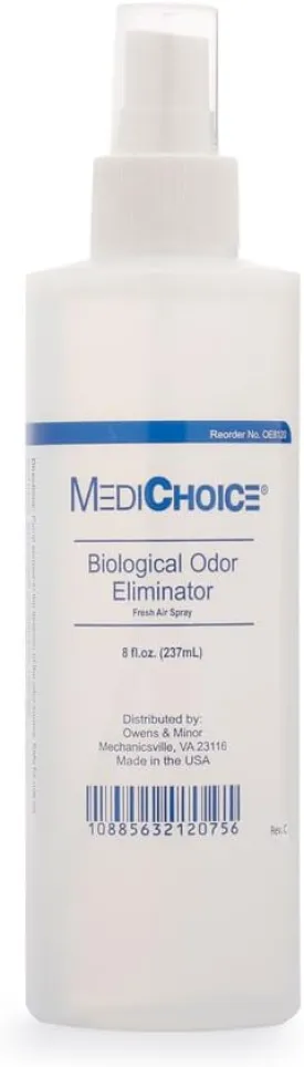 MediChoice Biological Odor Eliminator, Scented, Pump Spray, 8 Oz, 1314OE8120 (Each of 1)