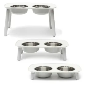 Messy Mutts Elevated Double Feeder Dog Bowls