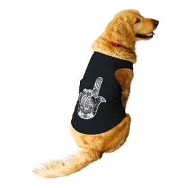 Metal Hamsa Dog Tee