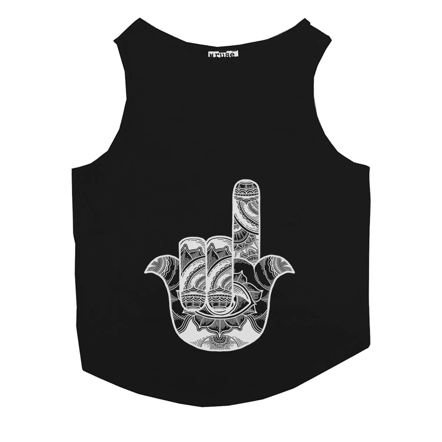 Metal Hamsa Dog Tee