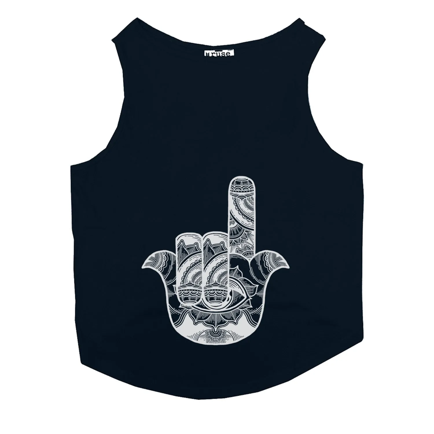 Metal Hamsa Dog Tee