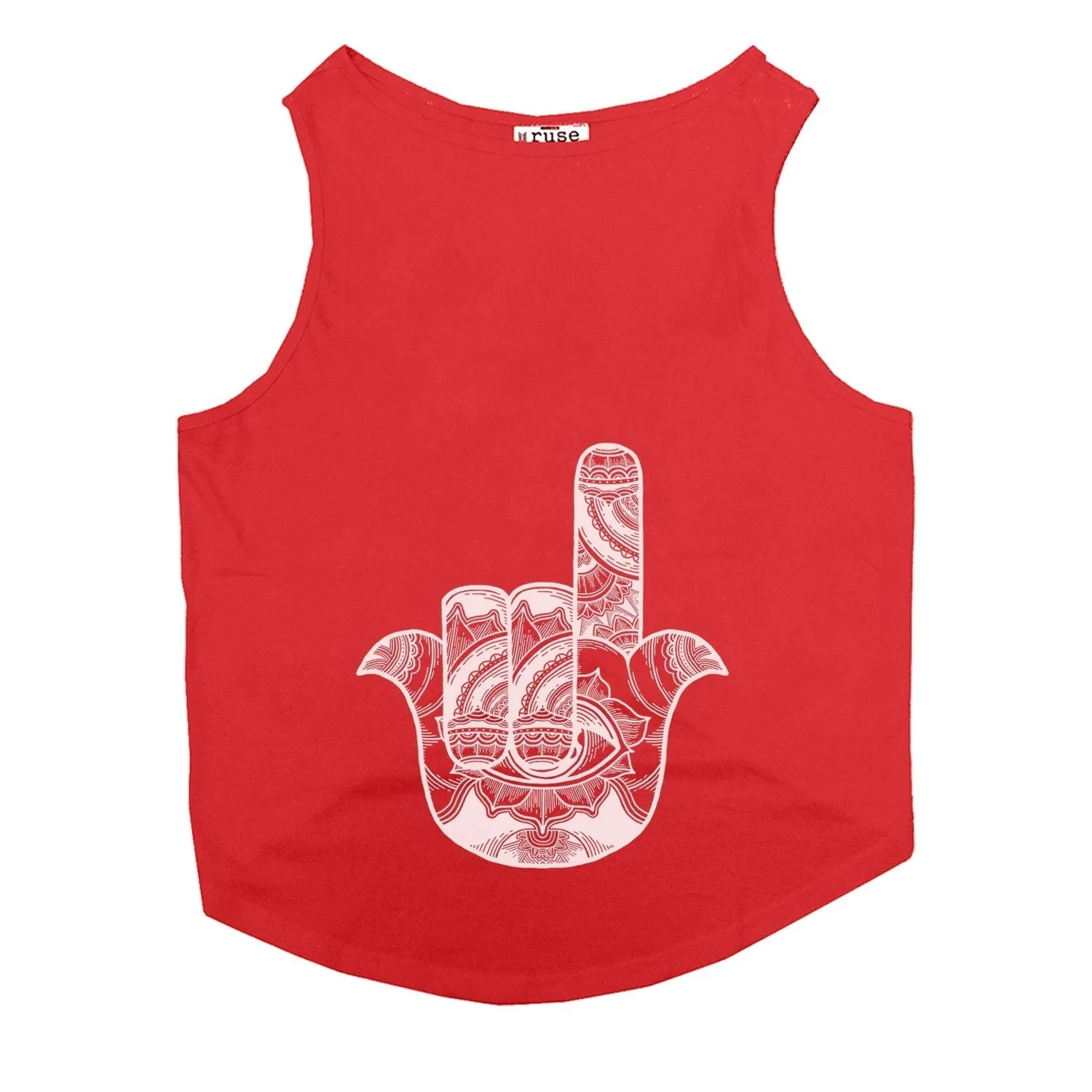 Metal Hamsa Dog Tee