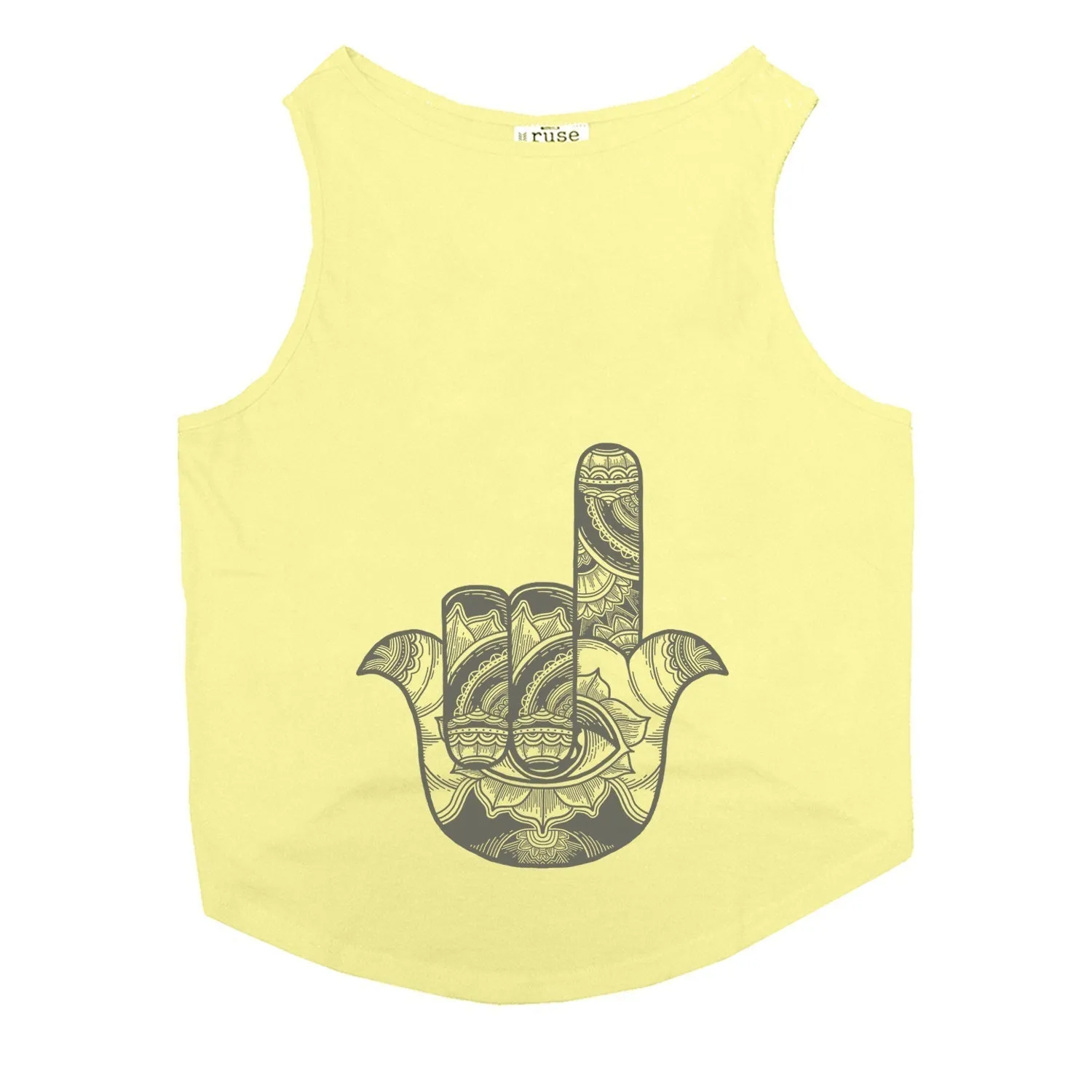 Metal Hamsa Dog Tee