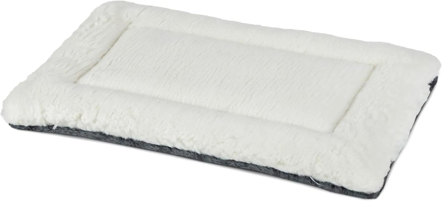 MidWest Homes for Pets Reversible Pet Bed; Machine Washable; Great for Intermediate Dog Breeds; Spotted Gray; 36"; 40236-FVGYS