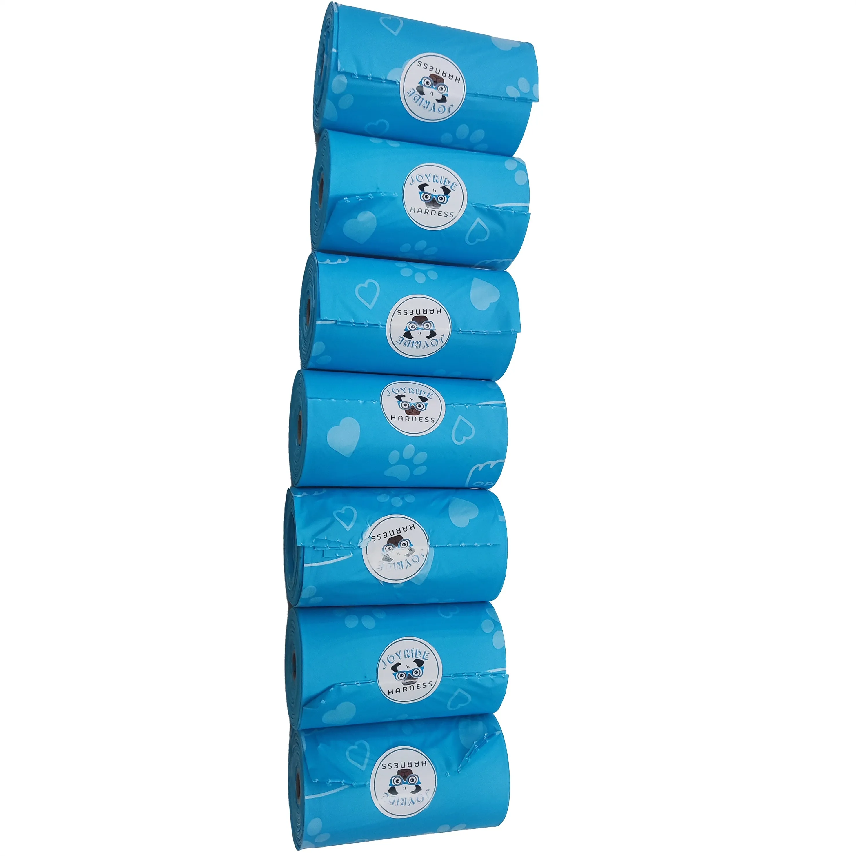 NEW Premium CORNSTARCH Biodegradable Poop Bags - 8 rolls (Leakproof)