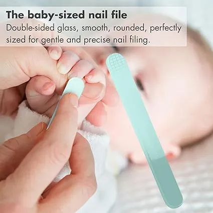 Newborn Nail Trimmer: Owl Baby Nail Care Set - 4-in-1 Baby Manicure Kit with Case - Green