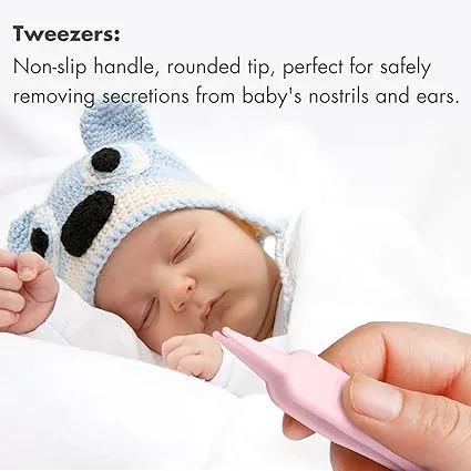 Newborn Nail Trimmer: Owl Baby Nail Care Set - 4-in-1 Baby Manicure Kit with Case - Green