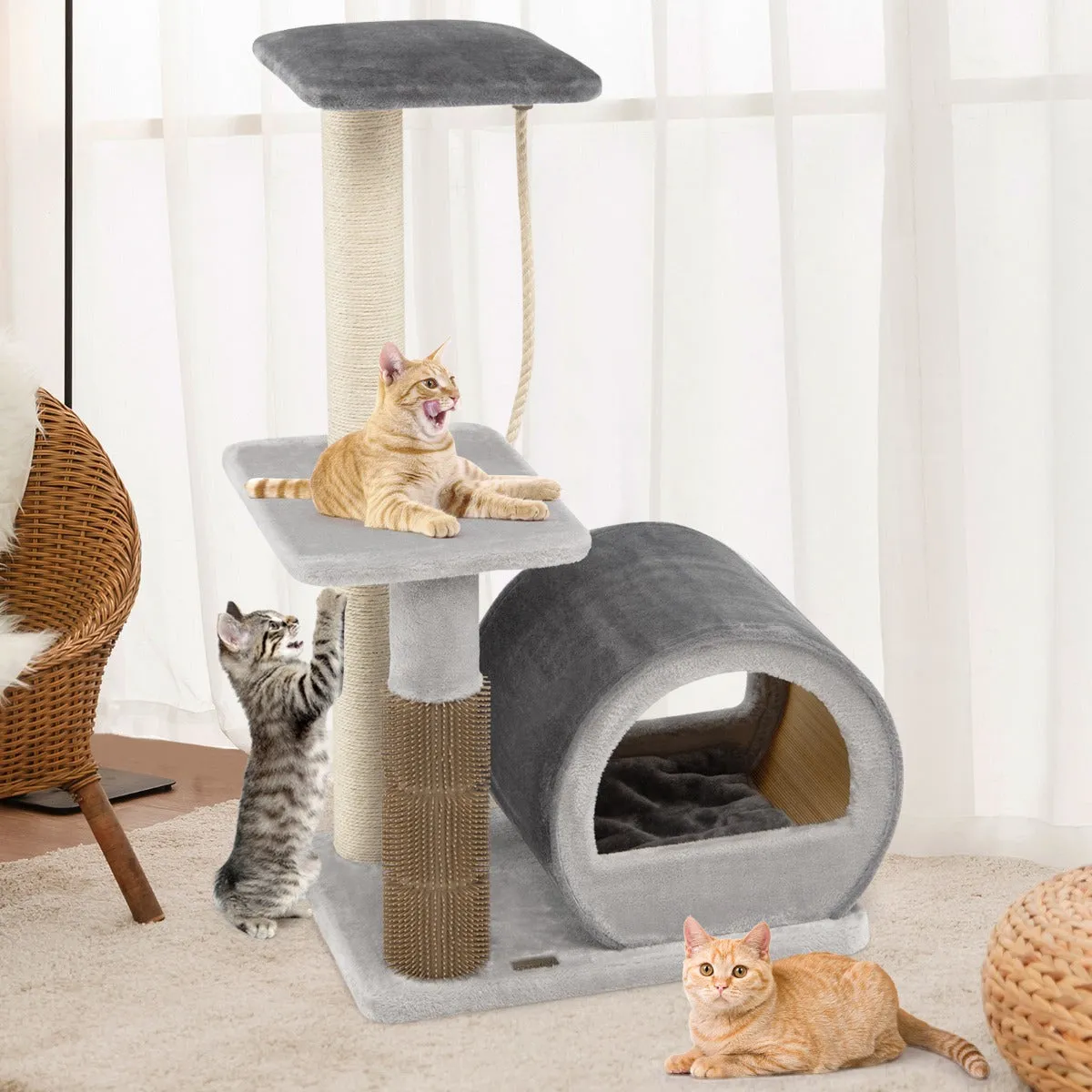 NNECW Multi-level Cat Tree Tower with Top Perch for Pet