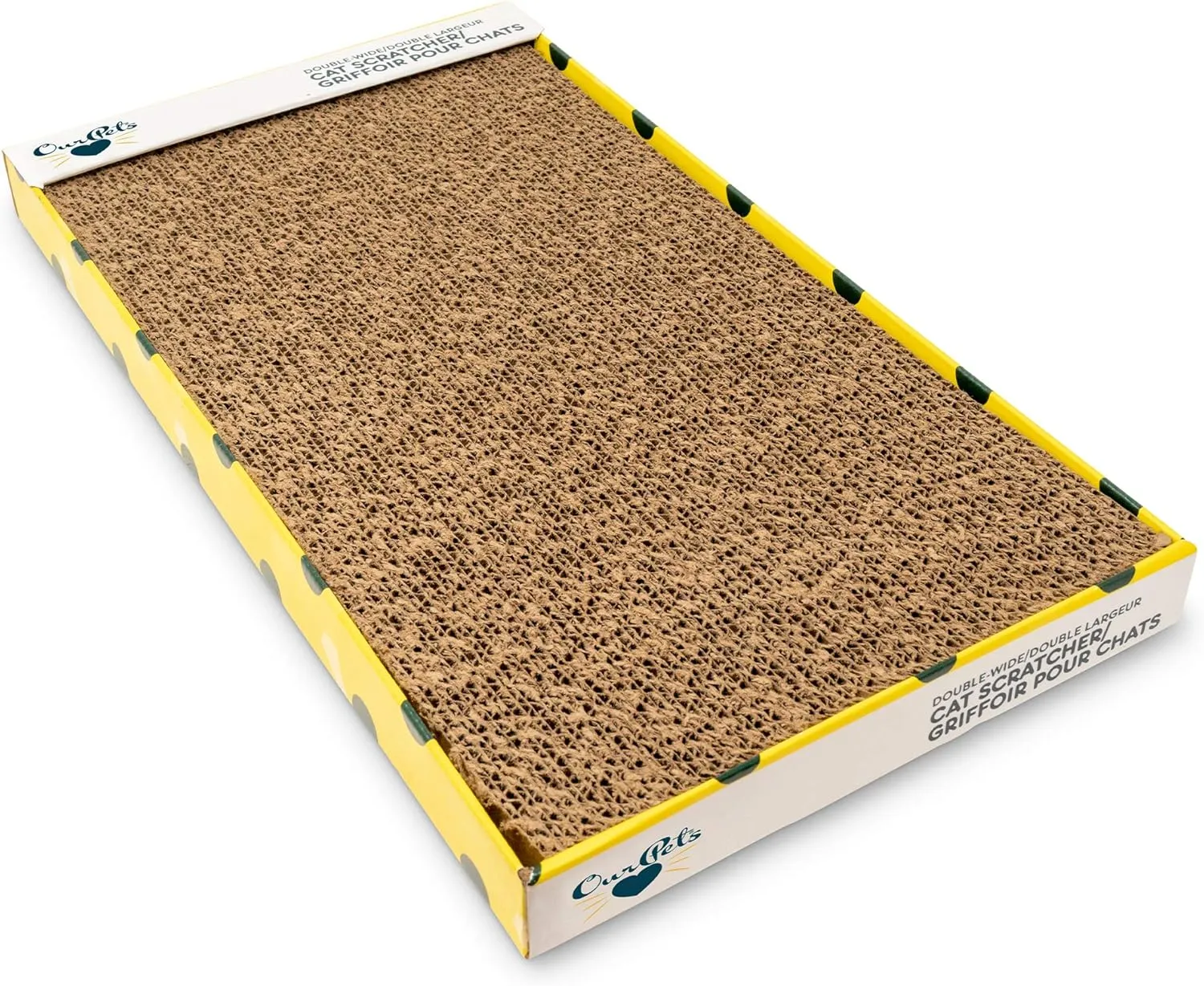 Our Pets Cosmic Cat Scratcher, North-American Grown Catnip Included, Reversible for Twice the Use, 18.13" x 10.13" x 1.25"