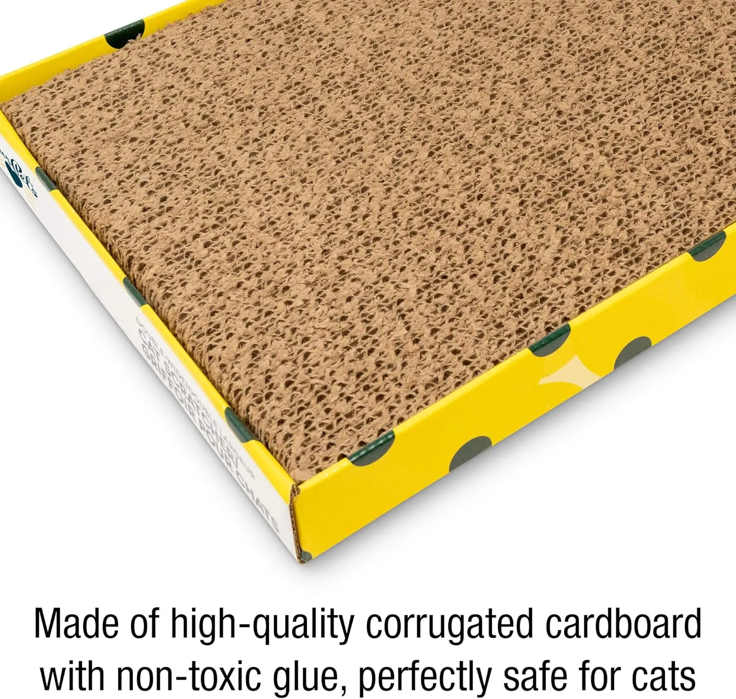 Our Pets Cosmic Cat Scratcher, North-American Grown Catnip Included, Reversible for Twice the Use, 18.13" x 10.13" x 1.25"
