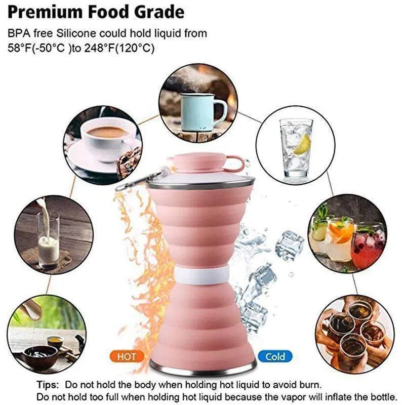 Outdoor Collapsible Water Bottle