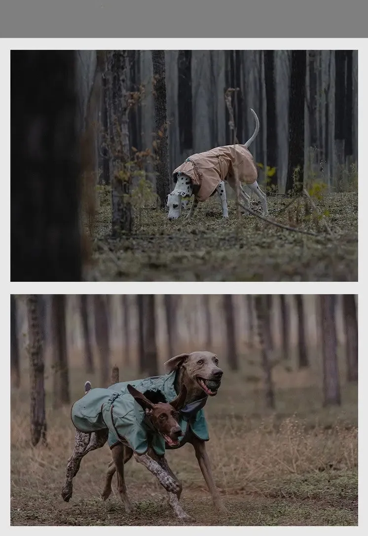 Outdoor Soft Shell Waterproof Dog Jacket Windproof Warm