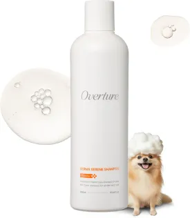 Overture Derma Serene Hypoallergenic Pet Shampoo, Gentle & Rich-Lathering, Herbal Scent, for Dogs & Cats, 10.14 fl oz