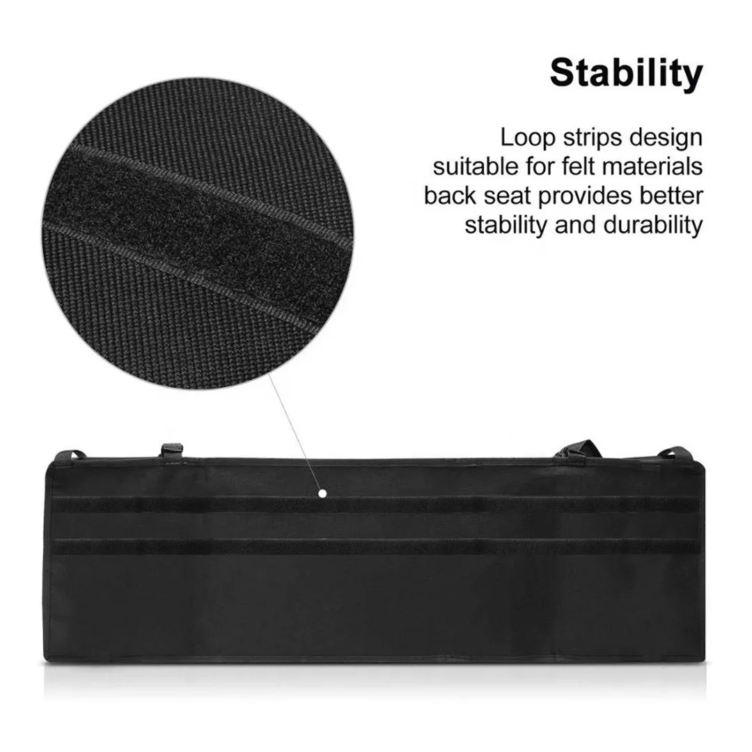 Oxford Cloth Car Trunk Storage Organizer 2X Multi-Purpose Interior Accessories Backseat Black