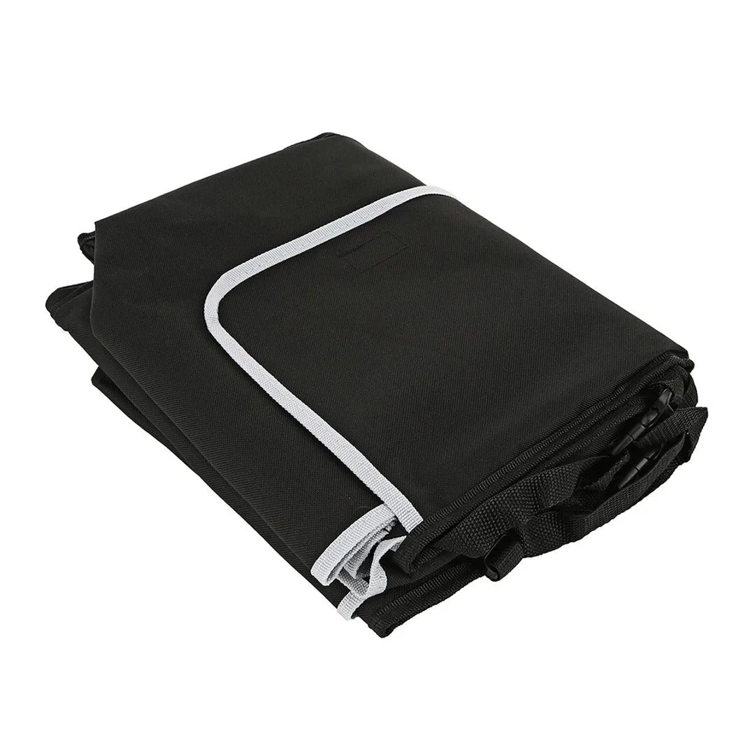 Oxford Cloth Car Trunk Storage Organizer 2X Multi-Purpose Interior Accessories Backseat Black