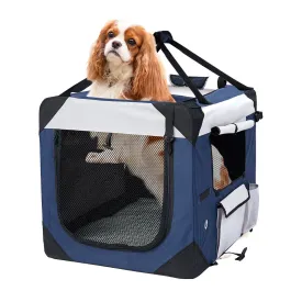 Pet Carrier Bag Dog Puppy Spacious Outdoor Travel Hand Portable Crate - XL