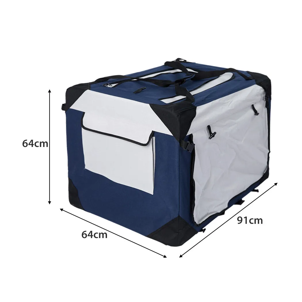 Pet Carrier Bag Dog Puppy Spacious Outdoor Travel Hand Portable Crate - XL