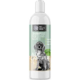 Pet Health Pros Aloe & Oatmeal Shampoo for Dogs and Cats; Hypoallergenic and Moisturizing Components; Combats Allergies and Itching; Moisturizes;  Size: 16oz, Scent: Pina Colada