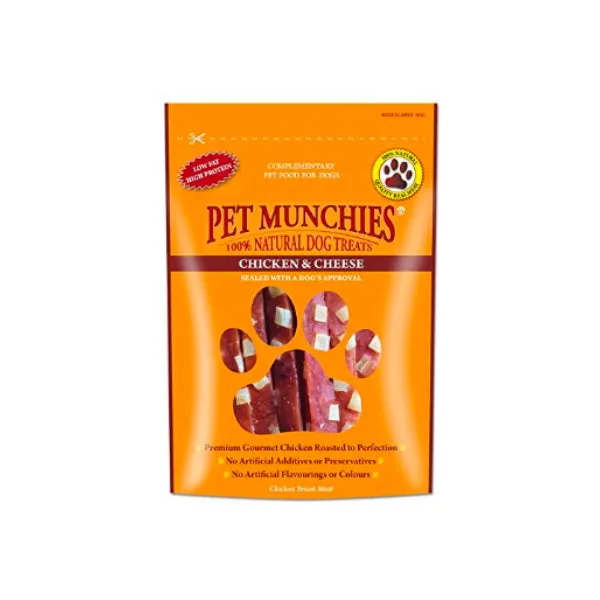 Pet Munchies Chicken & Cheese Strip Treats