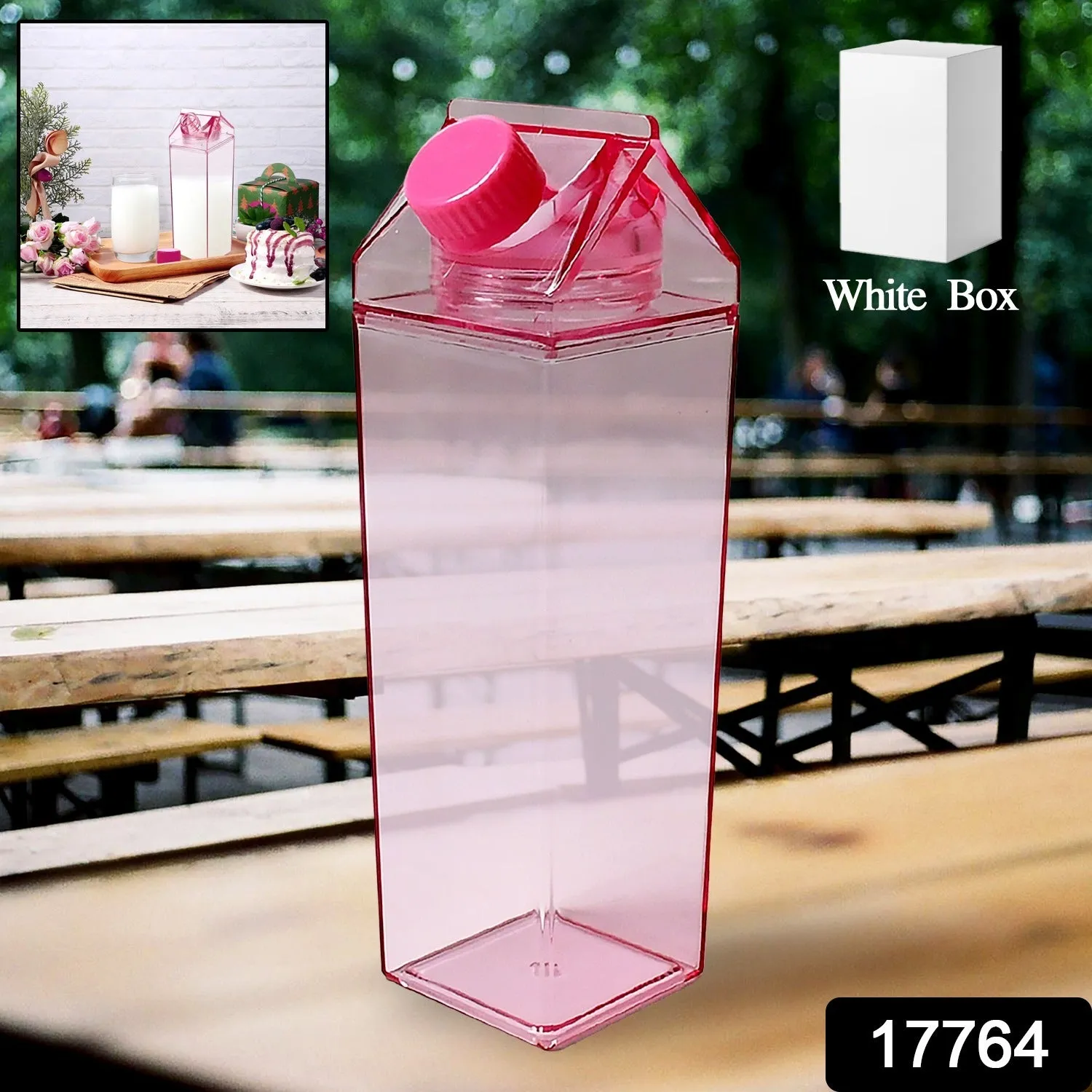 Portable 17oz Juice & Milk Box Bottle