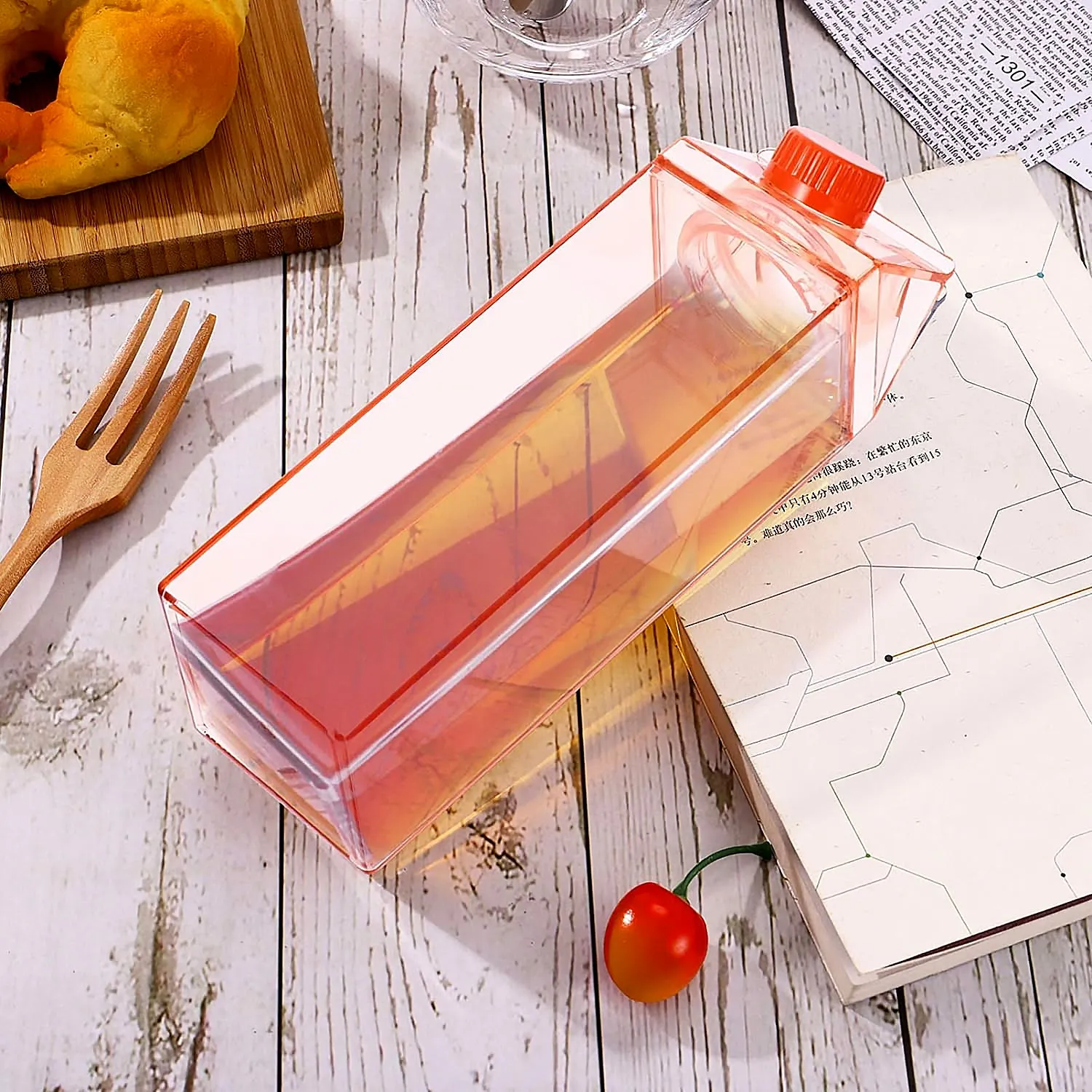 Portable 17oz Juice & Milk Box Bottle
