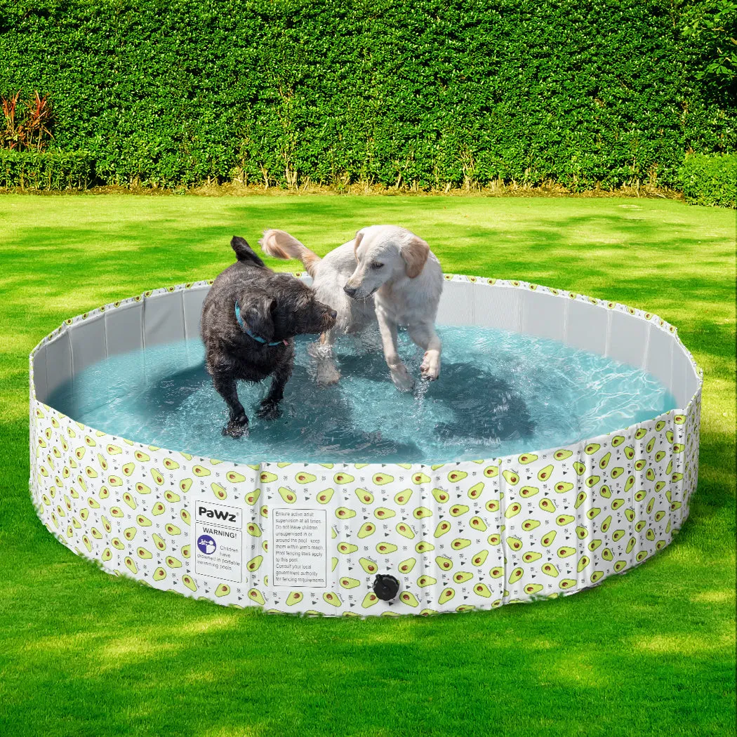 Portable Pet Swimming Pool 160cm for Kids Dog Washing Bathtub - Outdoor Foldable
