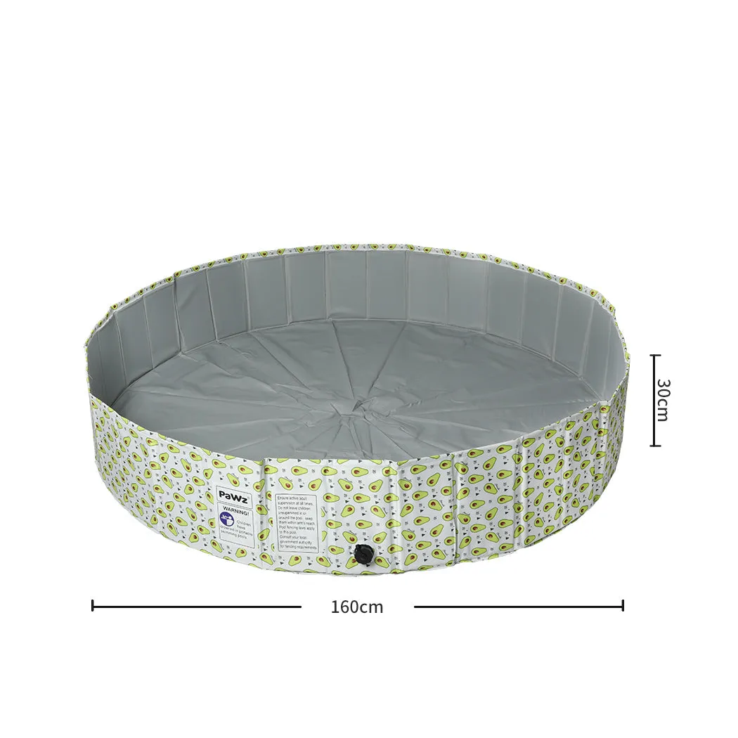 Portable Pet Swimming Pool 160cm for Kids Dog Washing Bathtub - Outdoor Foldable