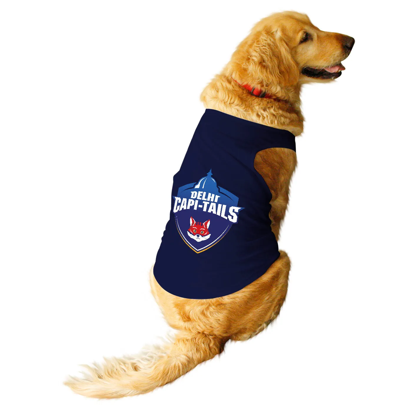 "Delhi Capi-Tails" Printed Tank Dog Jersey