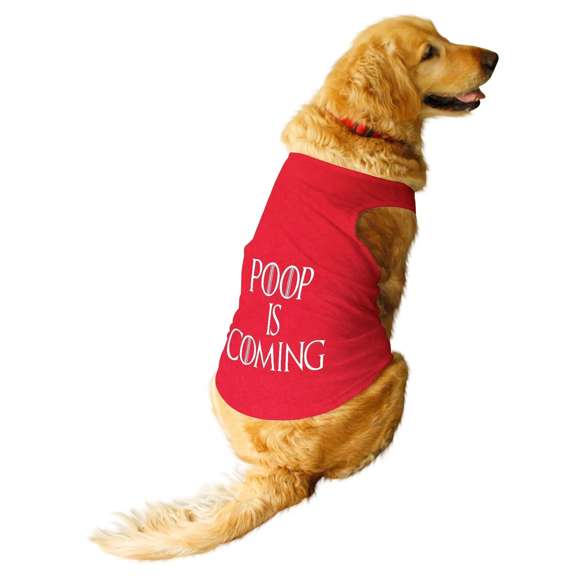 "Poop is Coming" Dog Tee