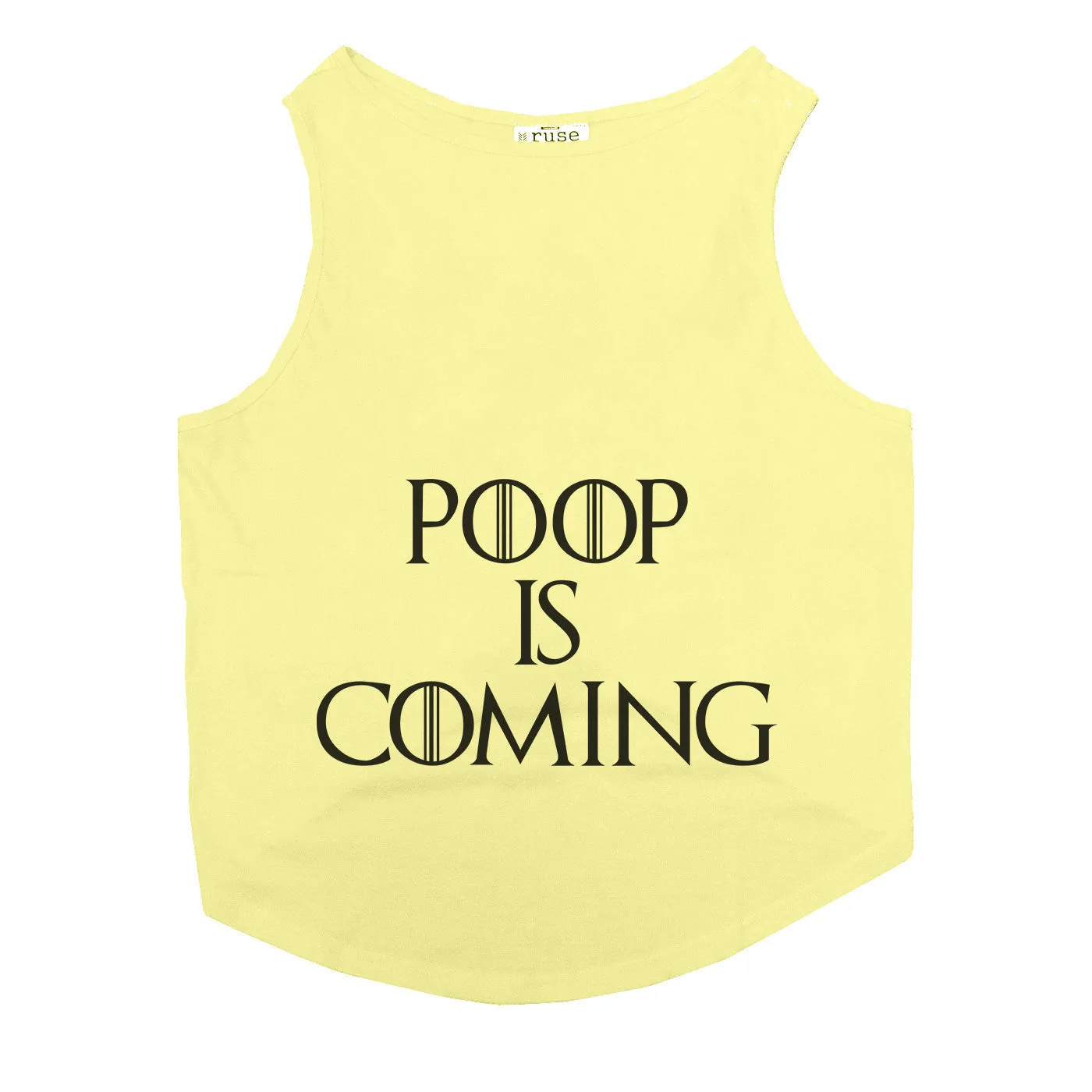 "Poop is Coming" Dog Tee