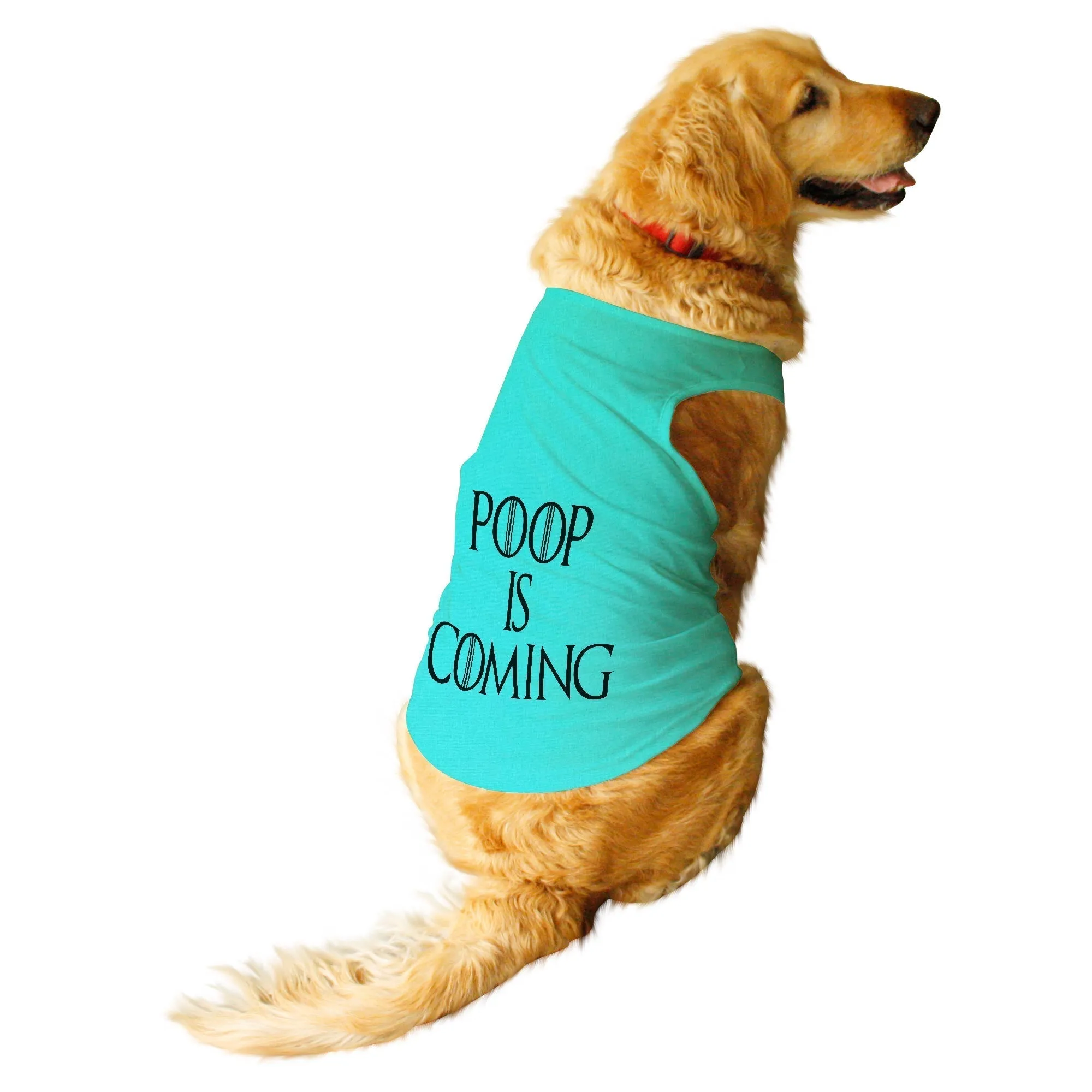 "Poop is Coming" Dog Tee