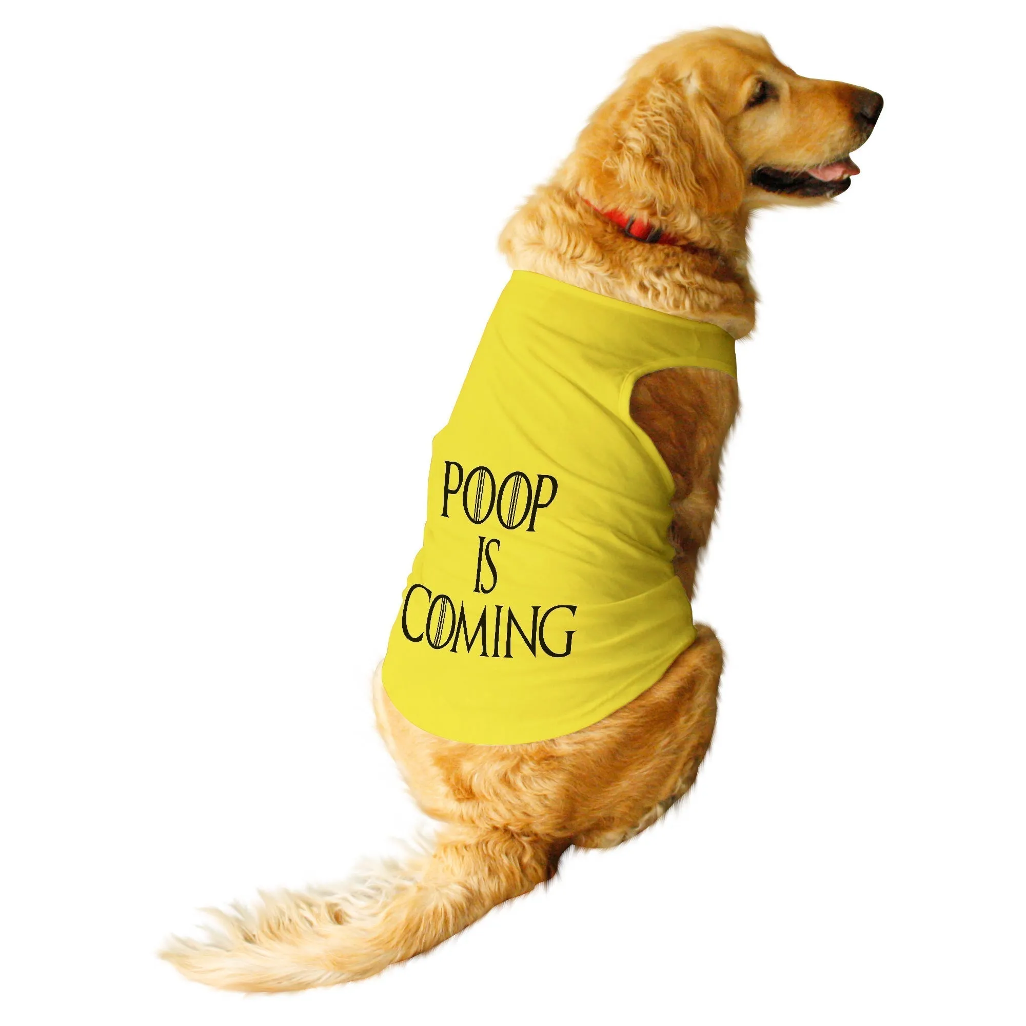 "Poop is Coming" Dog Tee