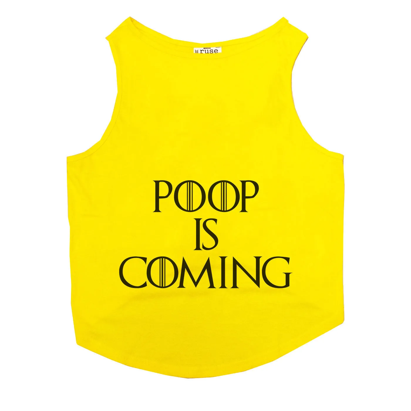 "Poop is Coming" Dog Tee