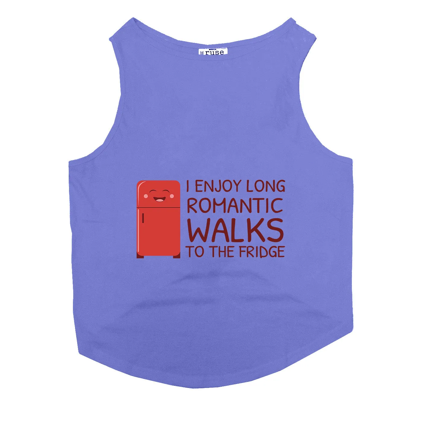 "Romantic Walks" Printed Tank Dog Tee
