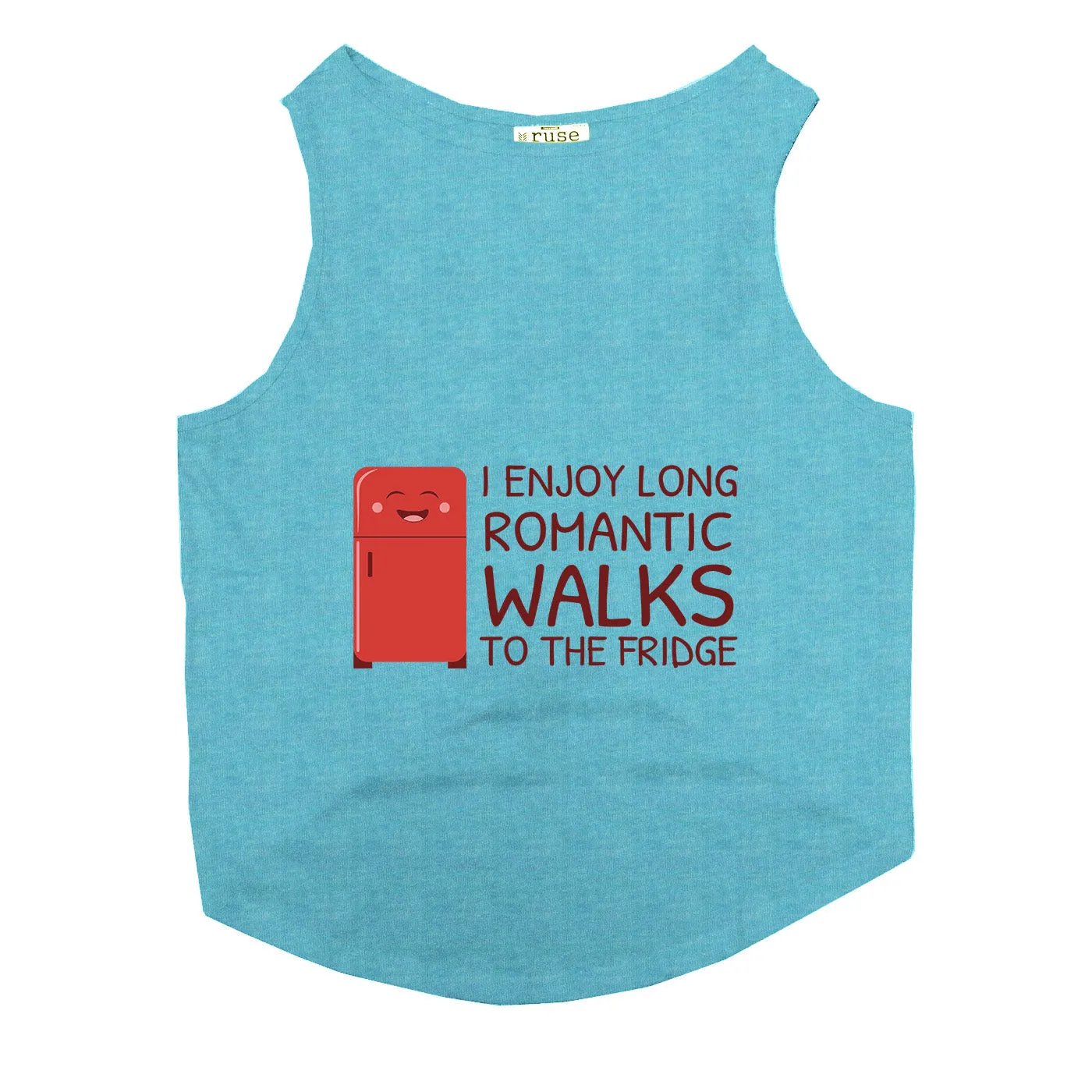 "Romantic Walks" Printed Tank Dog Tee