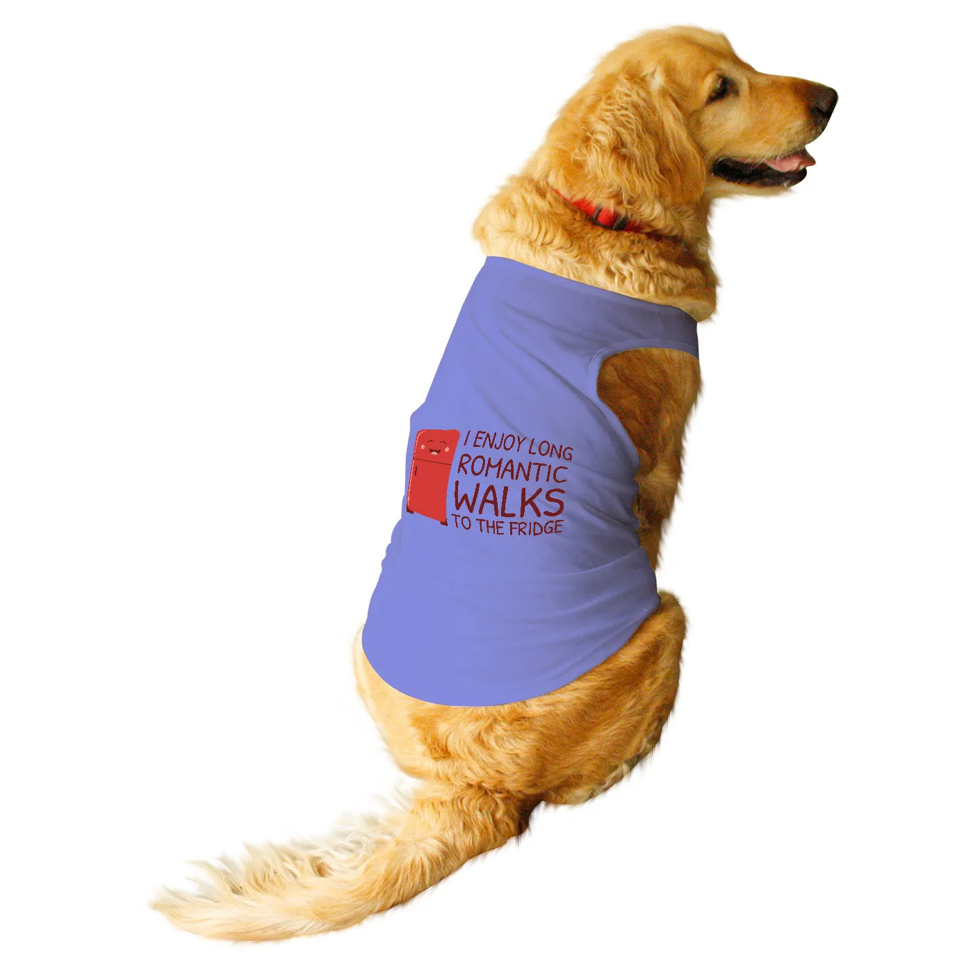 "Romantic Walks" Printed Tank Dog Tee
