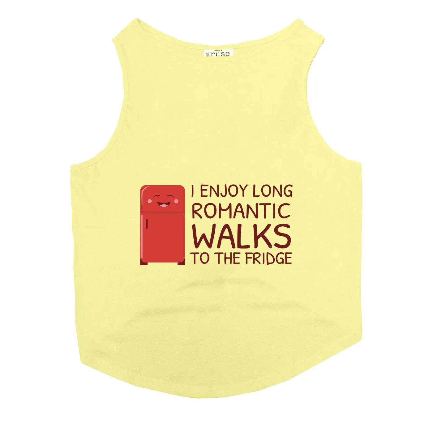 "Romantic Walks" Printed Tank Dog Tee