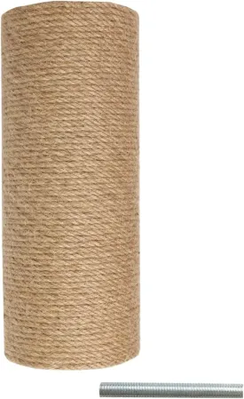 Replacement Cat Scratching Sisal Post Length 11.8in30cm Cat Tree Cat Scratching Post Extension Post with M10 Screw Replacement Cat Scratching Post Part