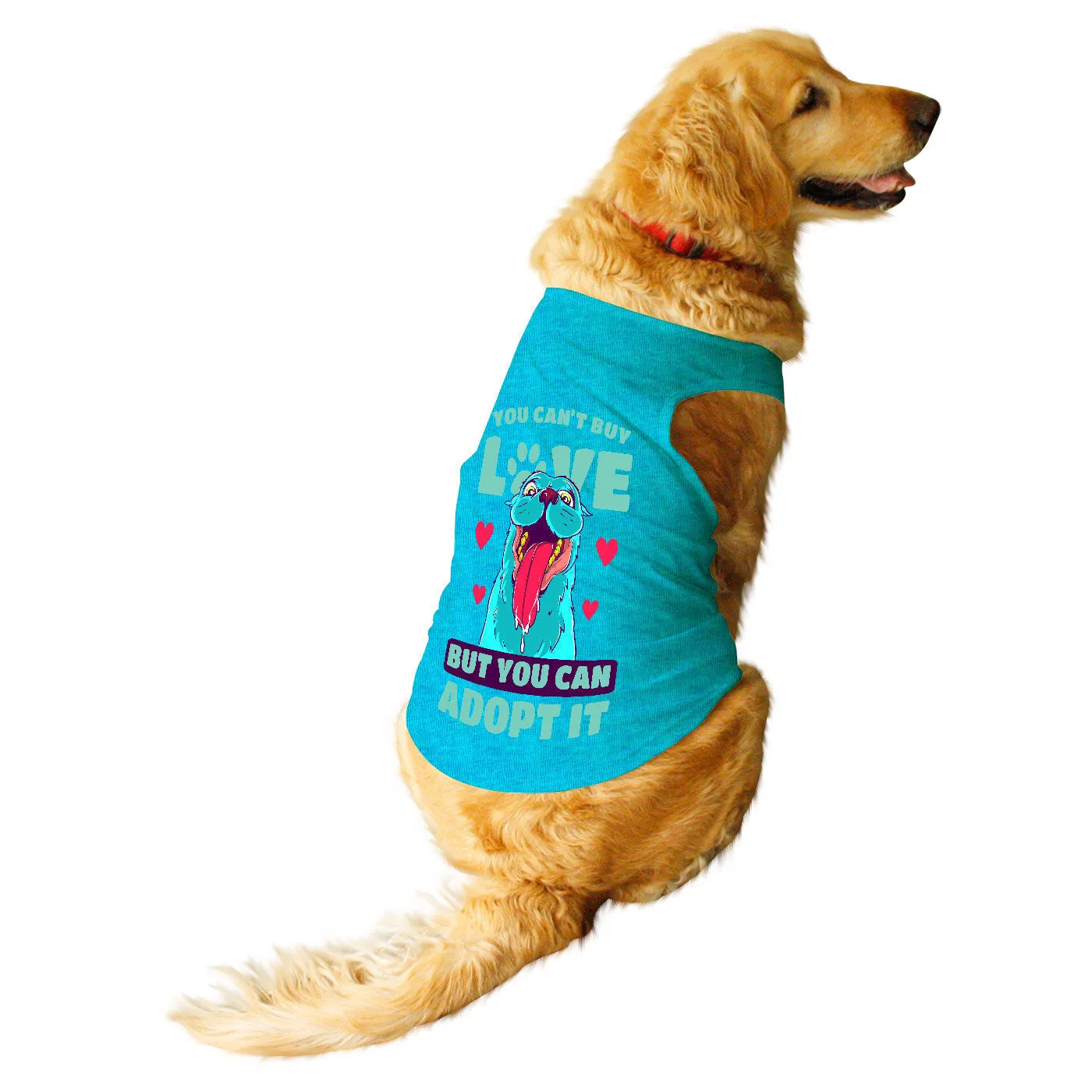 Ruse "Adopt Love" Printed Tank Dog Tee