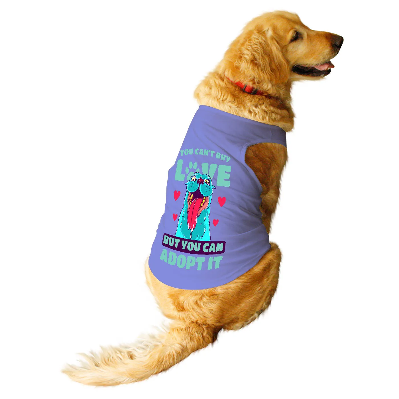 Ruse "Adopt Love" Printed Tank Dog Tee