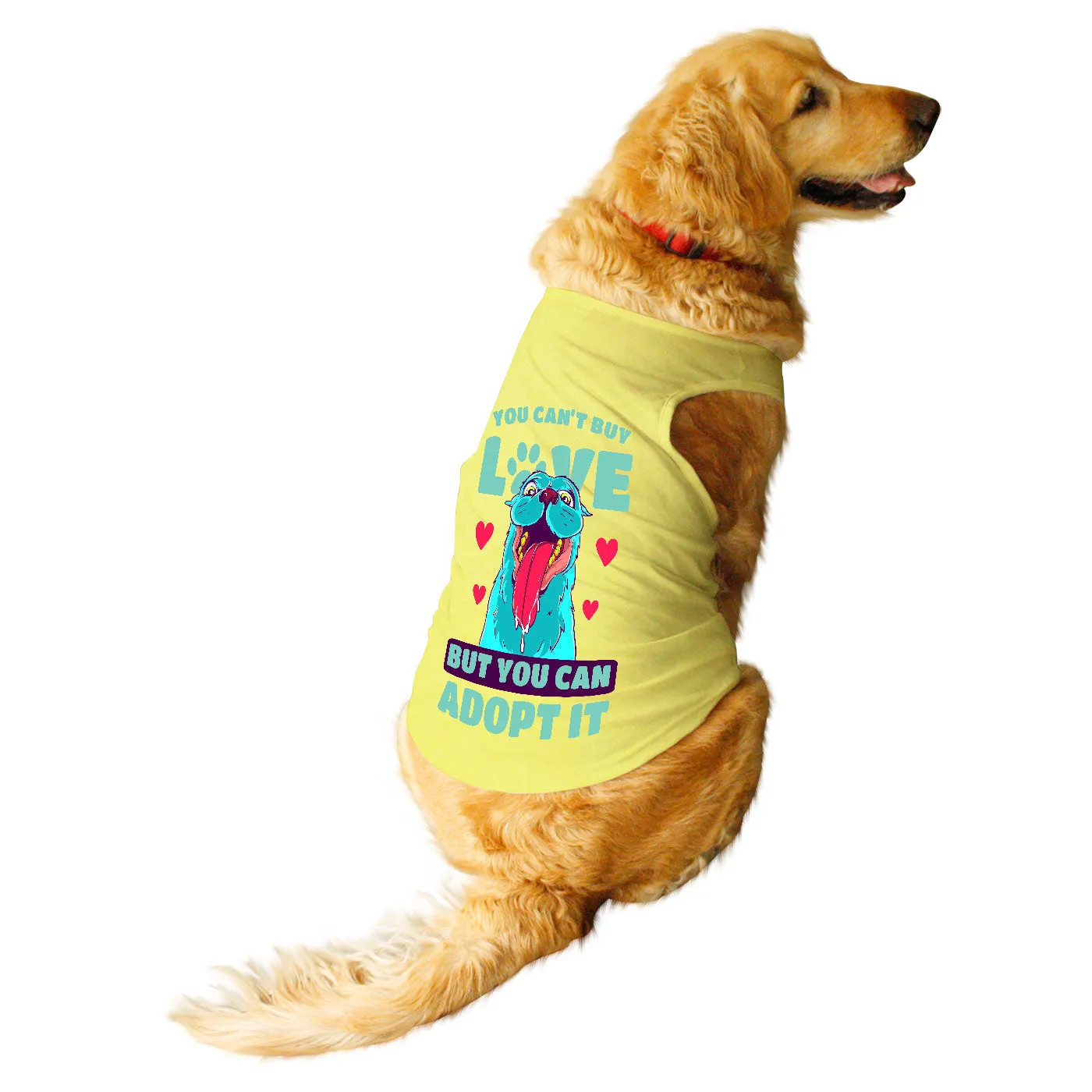Ruse "Adopt Love" Printed Tank Dog Tee