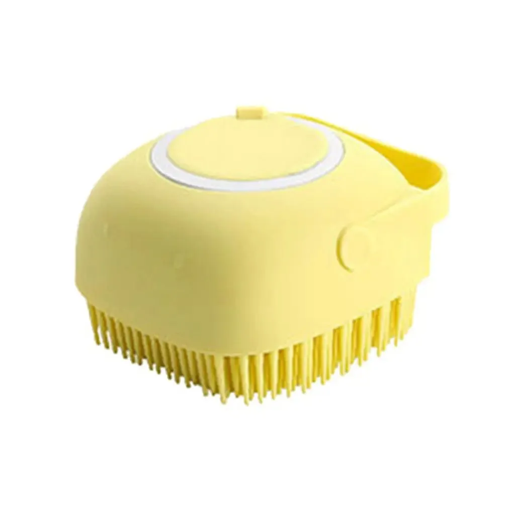 Silicone Pet Spa: Gentle Dog Brush & Shampoo Massager